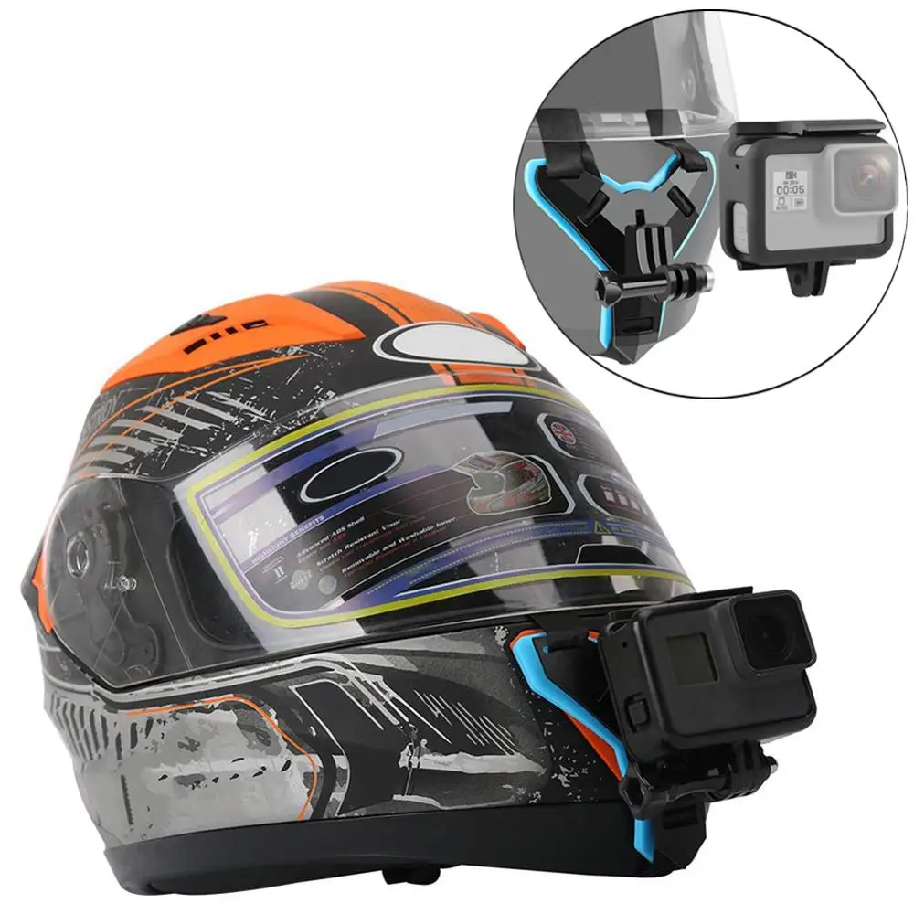 

Full Face Helmet Chin Mount Holder Support Stand Accessories for action camera