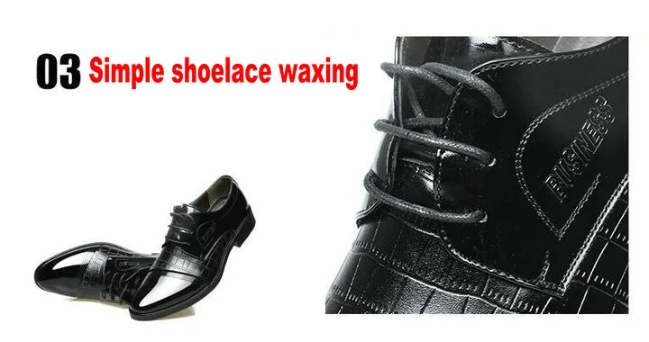 Самые дешевые офисные туфли мужские кожаные туфли деловая обувь свадебные туфли на плоской подошве с острым носком на шнуровке Большие размеры 38-45 AA-20