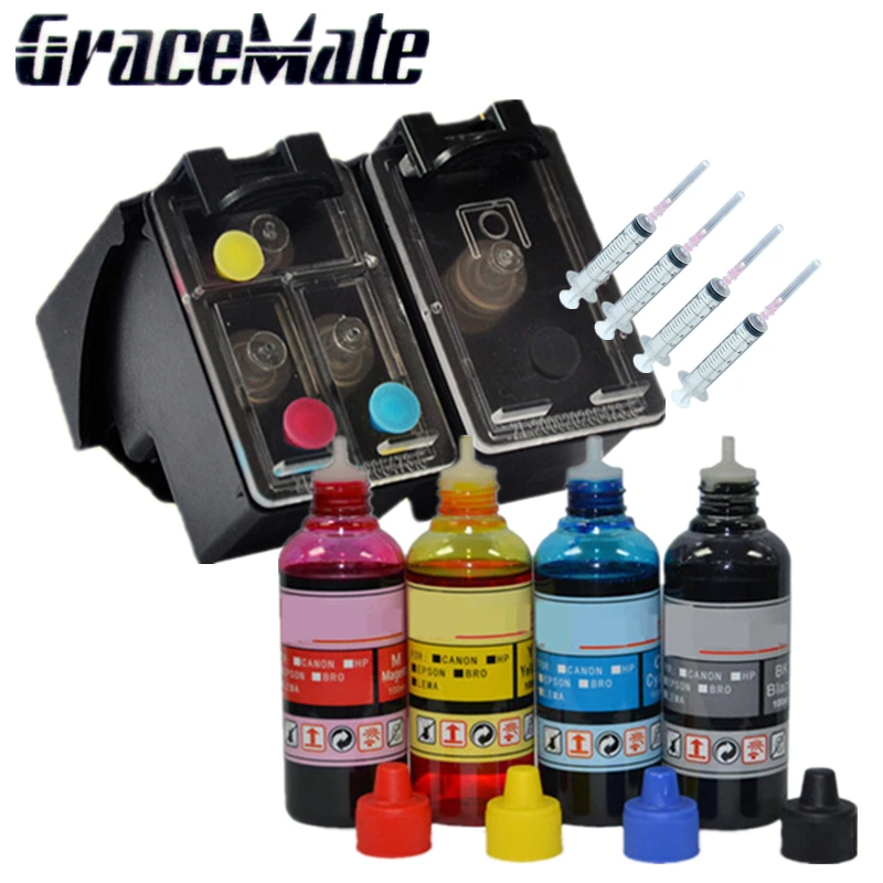 

Refillable Ink Cartridge replacement for hp122 For HP Deskjet 1000 1050 2000 2050 3000 3050A 3052A, Free shipping