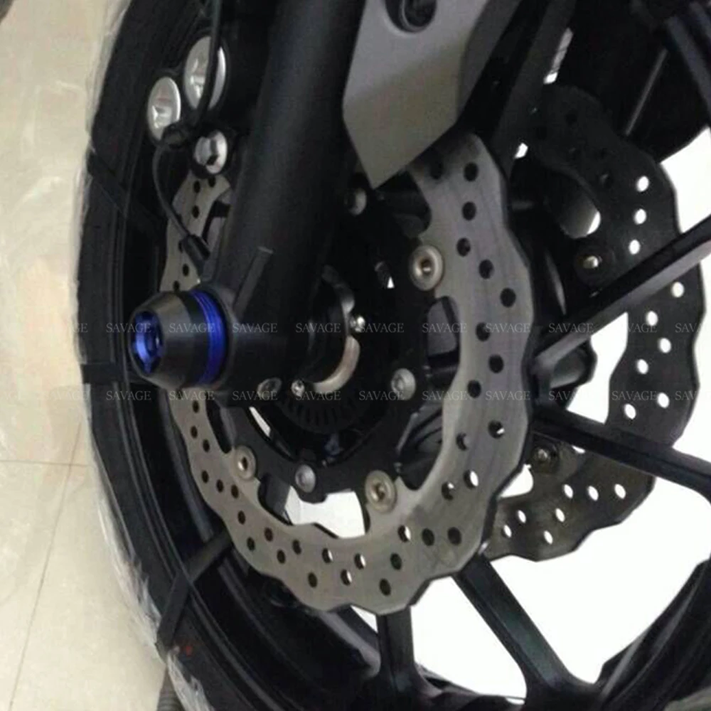 Передний мост палка ось вилка колеса протектор ползунки для YAMAHA MT-07 MT07 MT 07 18 защита от падения слайдер Мотоцикл с ЧПУ