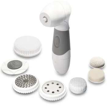 

7 in 1 Face Brush Cleansing Multifunction Electric Ultrasonic Wash Spa Skin Care Massage Face Brushes Facial Cleanser Tool