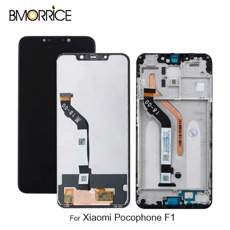 100% Оригинальный ЖК-дисплей для Xiaomi poco F1 кодирующий преобразователь сенсорного
