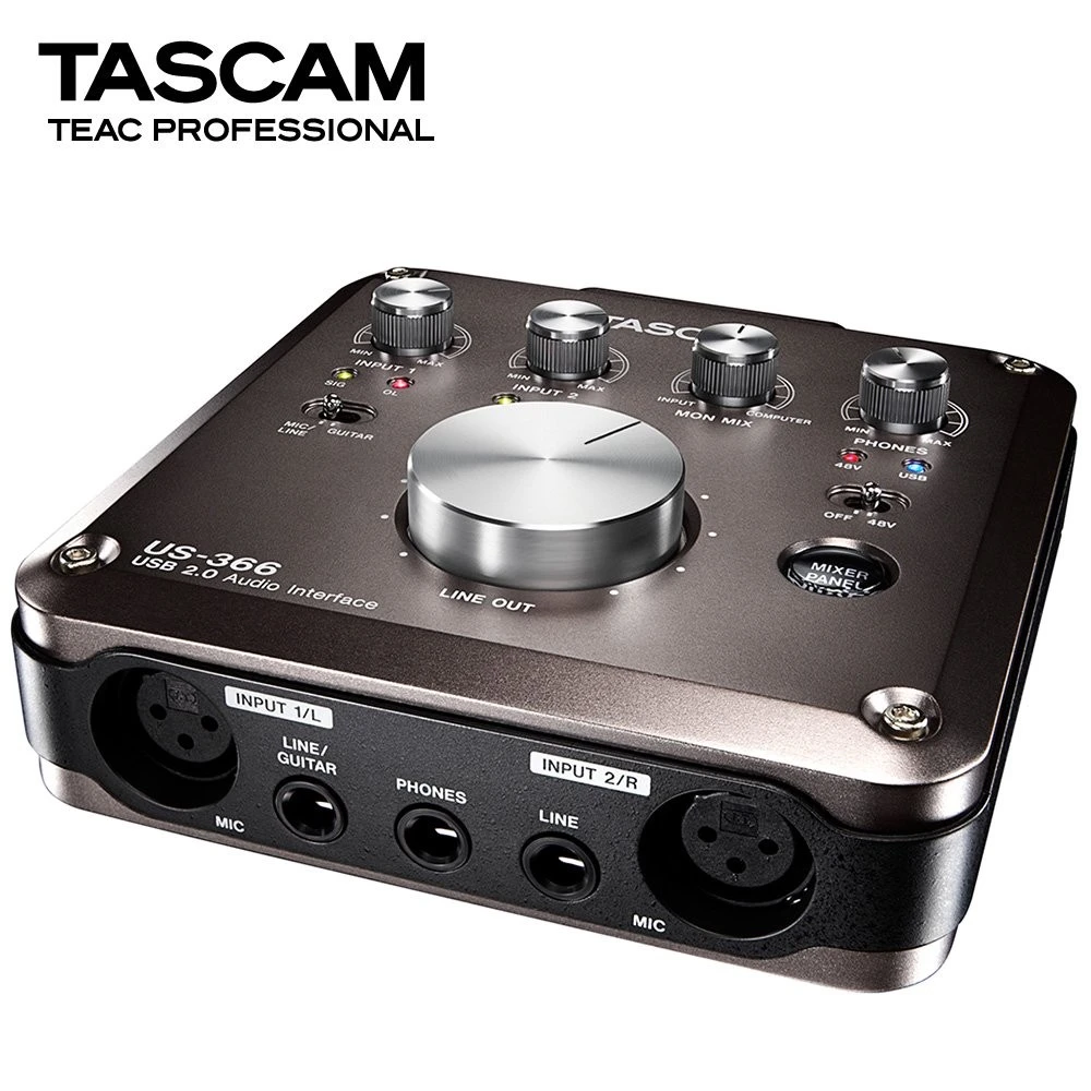 Tascam US 366 USB audio interface DSP mixer di registrazione della scheda  audio del computer con microfono amplificatore Tascam US366|Schede audio| -  AliExpress