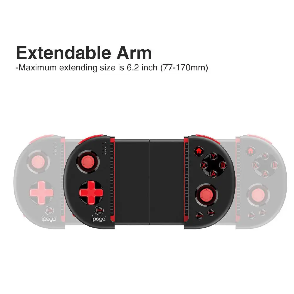  PG-9087 Wireless Bluetooth Android Gamepad Telescopic Game Controller Smartphone Joystick Tablet Jo