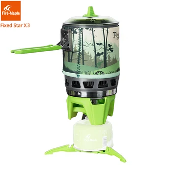 Fire Maple Camping Gas Burners Outdoor Backpacking Cooking System 2200W 0.8L 600g With piezo ignition Gas Stove FMS-X3 1