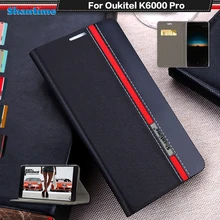 Чехол-книжка для Oukitel K6000 Pro, роскошный чехол-книжка из искусственной кожи, чехол-книжка для Oukitel K6000 Pro, Мягкая силиконовая задняя крышка