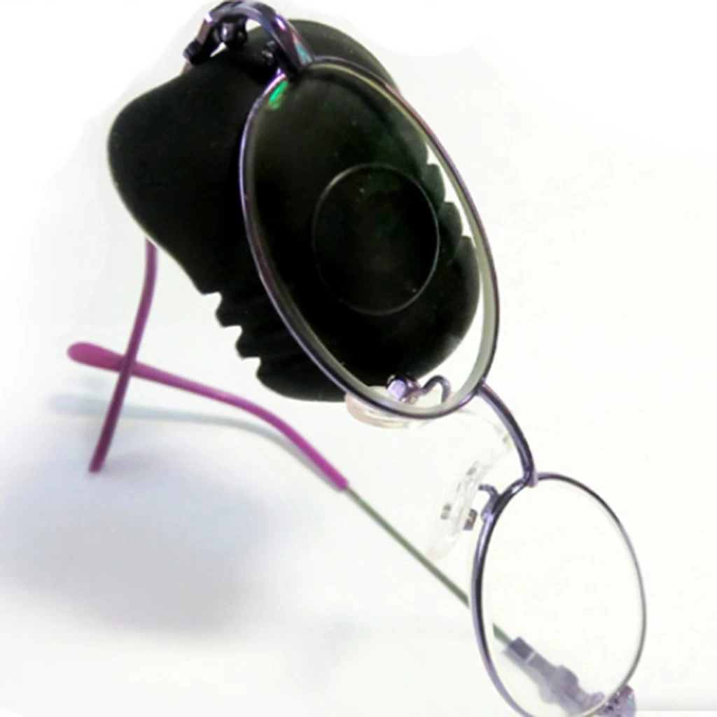 1 Pair Children Kids Lazy Eye Strabismus Amblyopia Suction Bandages Glasses Patch Black Blue