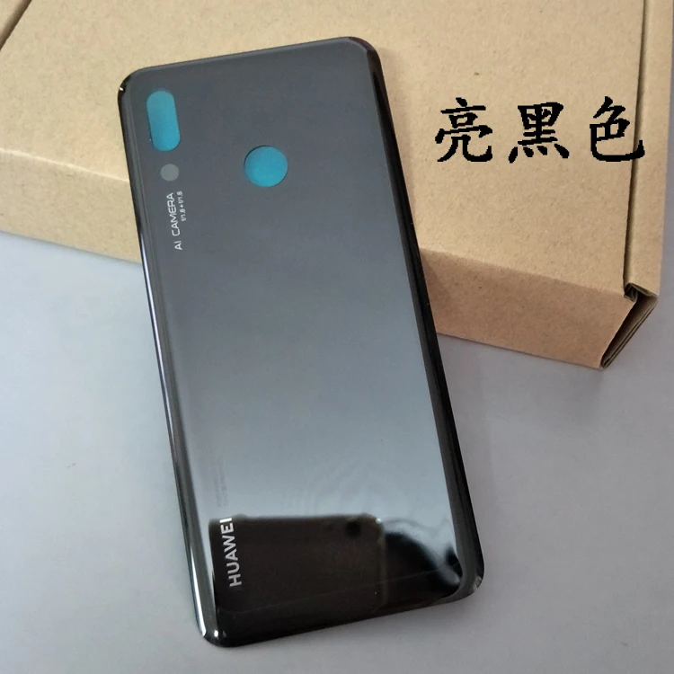 Для huawei Nova 3 задняя крышка батарейного отсека стекло+ пластиковый корпус батарейного отсека для Nova3 Замена запасных частей+ 3M лента