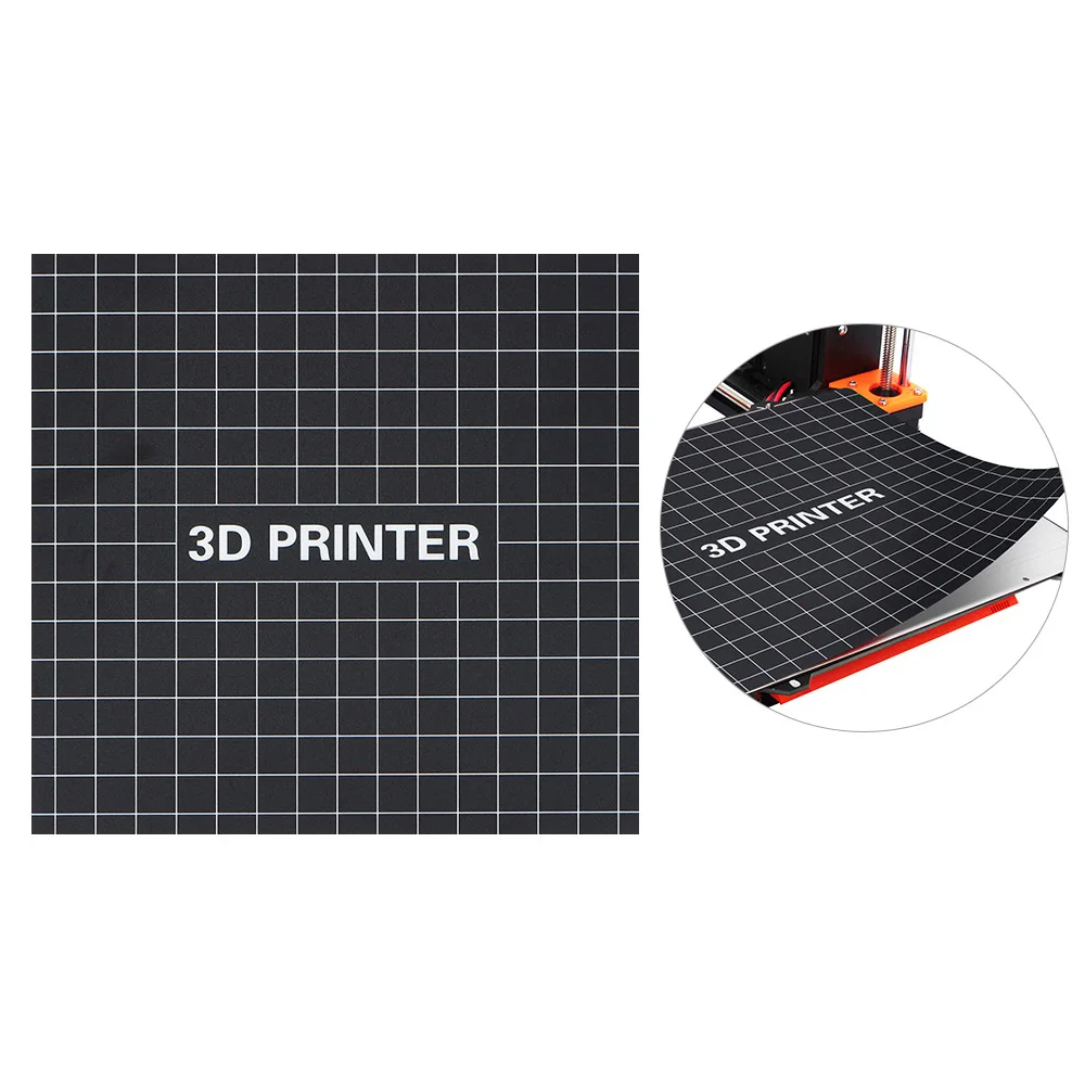 400*400 мм 3D сборки с печатной поверхностью heatкровать наклейка для платформы печати кровать лента лист для CR-10S 3d принтер аксессуары