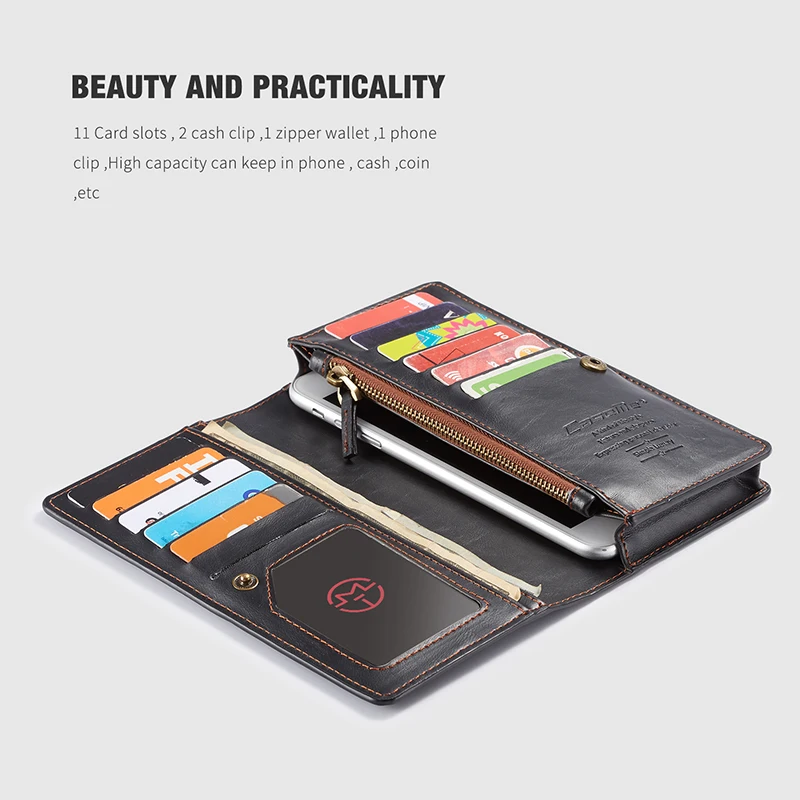 For iPhone 5 5s SE Phone Cases Luxury Leather Stand Flip Card Pocket Cover Back Case For iPhone 6 7 8 Plus X  Universal Wallet Phone bag (9)