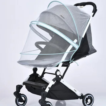 

Foldable Baby Stroller Crib Netting Pushchair Cart Mosquito Net Safe Mesh Baby Multifunction Stroller Universal Mosquito Net