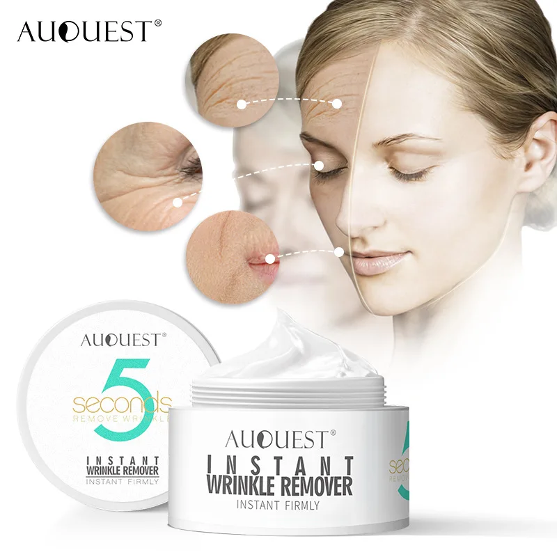 

AuQuest 5 Seconds Anti Wrinkle face cream Anti aging Moisturizer freckles remover Instant Firmly Skin Care facial collagen cream
