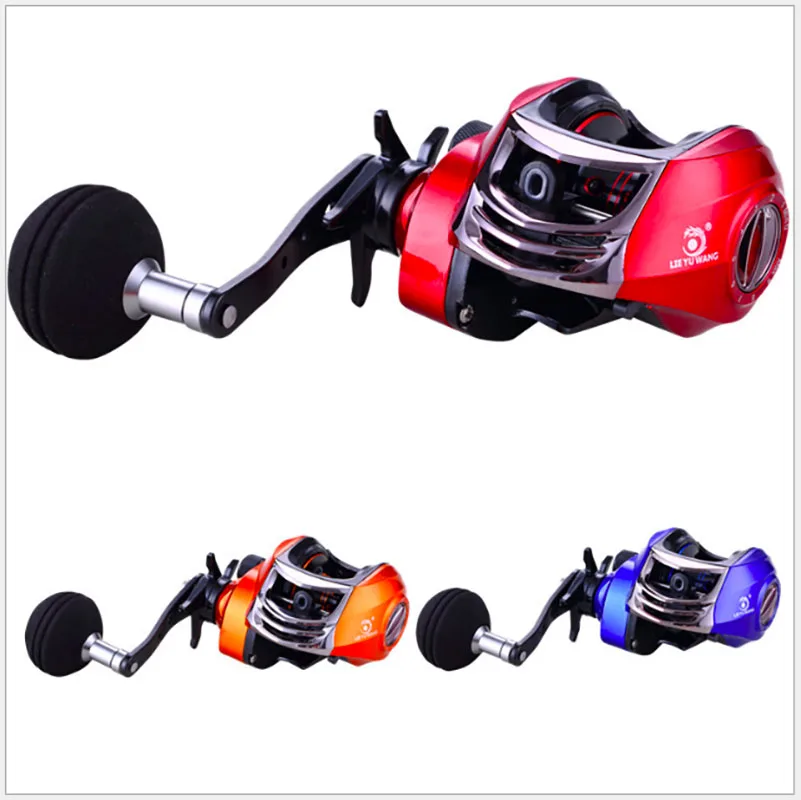

SEAYOU Fishing Reel Bait Casting Reel 13+1 BB Metal Spool BaitCasting Reel 6.3:1 Gear Ratio Fishing Reel Drag Power 5kg