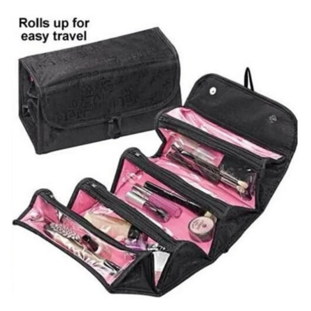 

Large Capacity Foldable Design Toiletry Storage Make Up Tool Bag Waterproof Women Makeup Beauty Organizer Pouch Bag For Travel