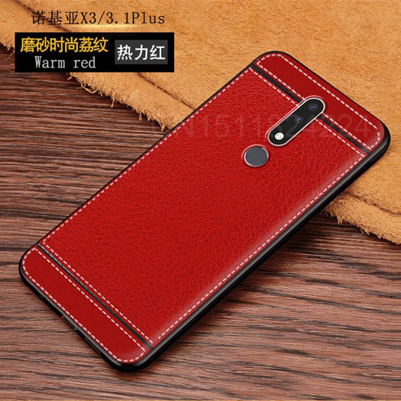 Case For Nokia 3.1 Plus Pattern PU Leather Soft TPU Silicone Back Cover Cases For Nokia X3 Fundas TA-1104 TA-1117 (10)