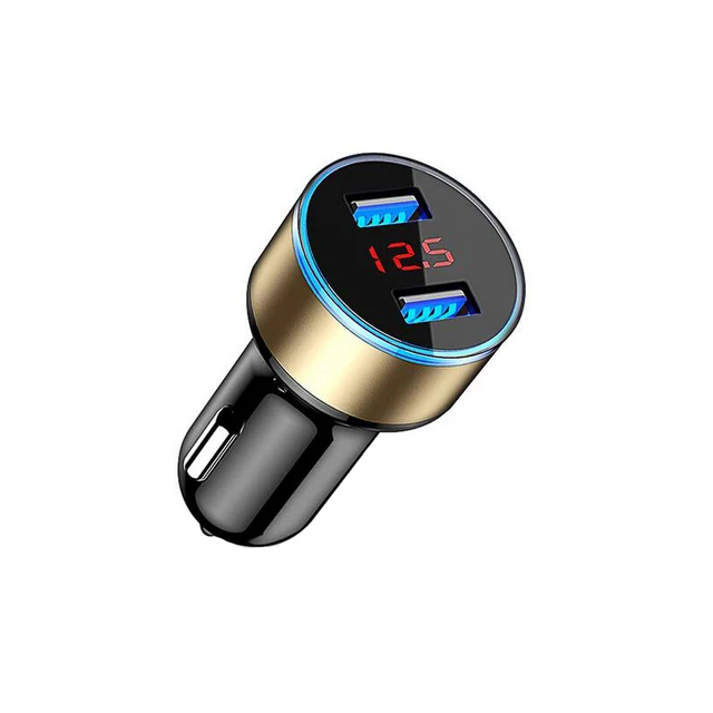 Ładowarki samochodowe 12-24V 2 porty szybkie ładowanie do telefonu komórkowego uniwersalna aluminiowa podwójna przejściówka do ładowarki samochodowej USB z wyświetlaczem LCD tanie tanio CN (pochodzenie) car charger usb 0 03 none 0 5cm China 0 1cm Cigarette mouth Plastic + Metal Guangdong China (Mainland) Ładowarki samochodowe 12-24V 2 porty szybkie ładowanie do telefonu komórkowego uniwersalna aluminiowa podwójna przejściówka do ładowarki samochodowej USB z wyświetlaczem LCD tanie tanio CN (pochodzenie) car charger usb 0 03 none 0 5cm China 0 1cm Cigarette mouth Plastic + Metal Guangdong China (Mainland)