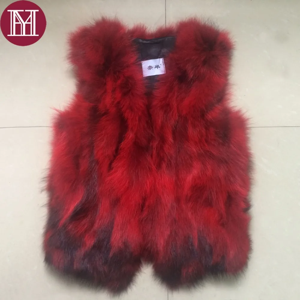 Женский осенне зимний жилет из натурального меха енота 2018|real raccoon fur coat|raccoon coatraccoon