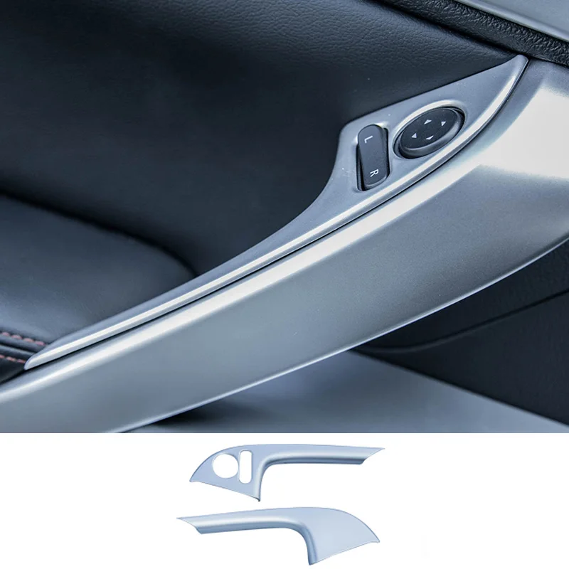 

ABS Carbon Fibre Inner Front Door Handle Moulding Cover Trim Decoration Car Accessory Fit For Mitsubishi Eclipse Cross 2018 2019