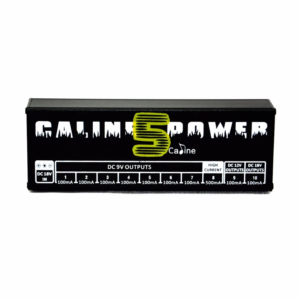 Caline Cp 05 Guitar Effect Pedal Power Supply Eu Us Au Uk Plug 10 Isolated Output Power Tuner Pedal Board Guitar Accessories Guitar Parts Accessories Aliexpress