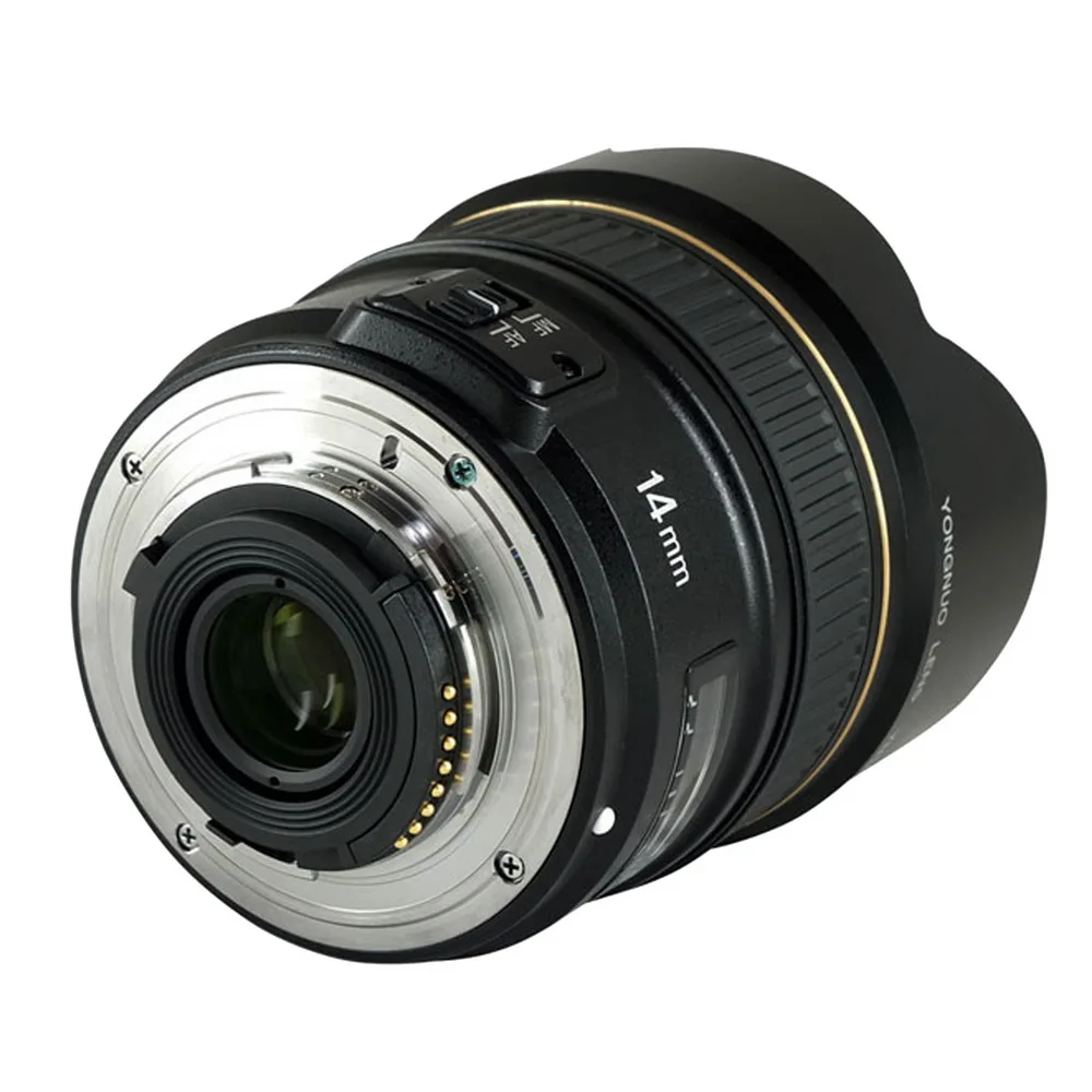 YONGNUO 14 мм F2.8 ультра-широкоугольный объектив YN14mm с автофокусом AF MF металлический объектив для Nikon d5300 d3400 d3100 d200 d810