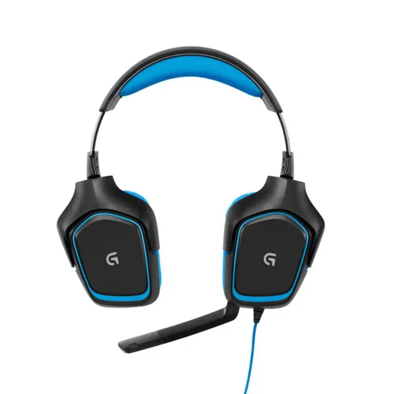 Игровая стереогарнитура logitech G430 7,1 с объемным звучанием, проводные наушники USB с шумоподавлением, вращающиеся с микрофоном для ПК/PS4/XboxONE