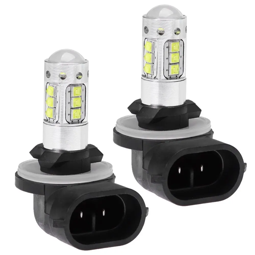 2Pcs Cree XBD Chip! H27 881 Led Bulb For Cars H27W/2 H27W2 Auto Fog