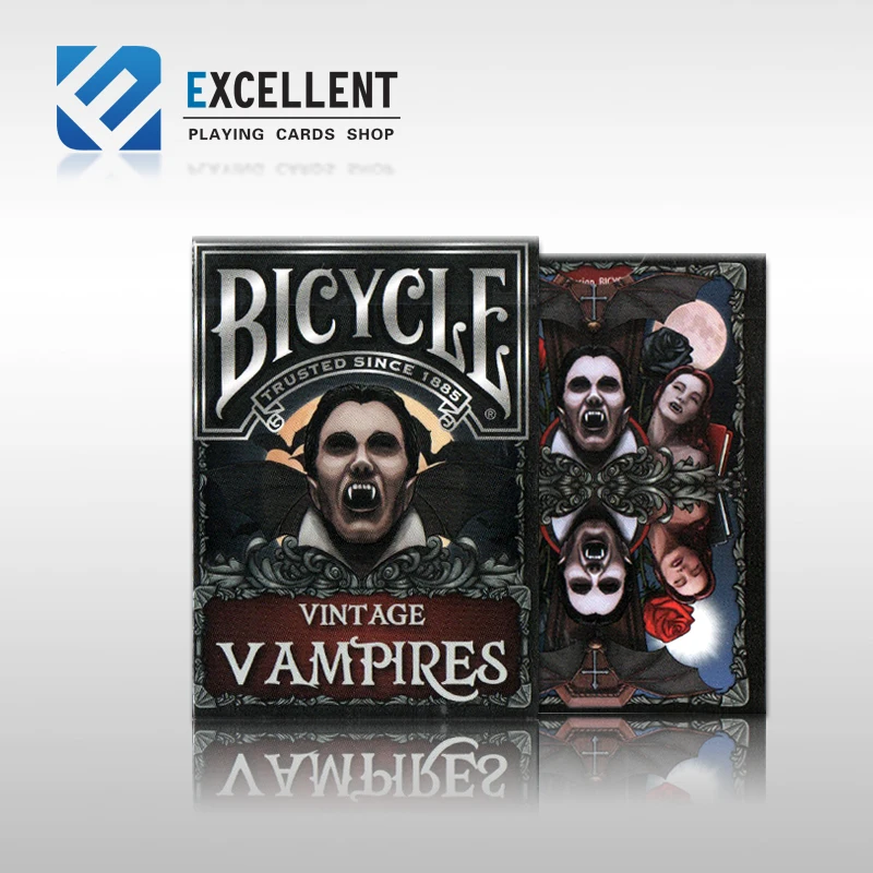 

1Pcs Vintage Vampires Deck Bicycle Playing Cards Poker Size USPCC Limited Sealed New Sealed Magic Deck Props Mgia Tricks