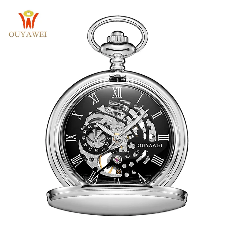 Prix pour Antique Squelette Mécanique Montre De Poche cadeau Hommes Chaîne Collier D'affaires Décontractée Poche & Fob Montres OUYAWEI montre De Luxe Prix pour Antique Squelette Mécanique Montre De Poche cadeau Hommes Chaîne Collier D'affaires Décontractée Poche & Fob Montres OUYAWEI montre De Luxe