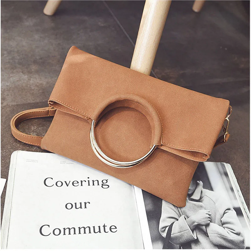 

LANZHIXIN Fashion Round Ring Women Handbag Retro Matte Leather Composite Bags Crossbody Messenger Bags for Women Shoulder Bag