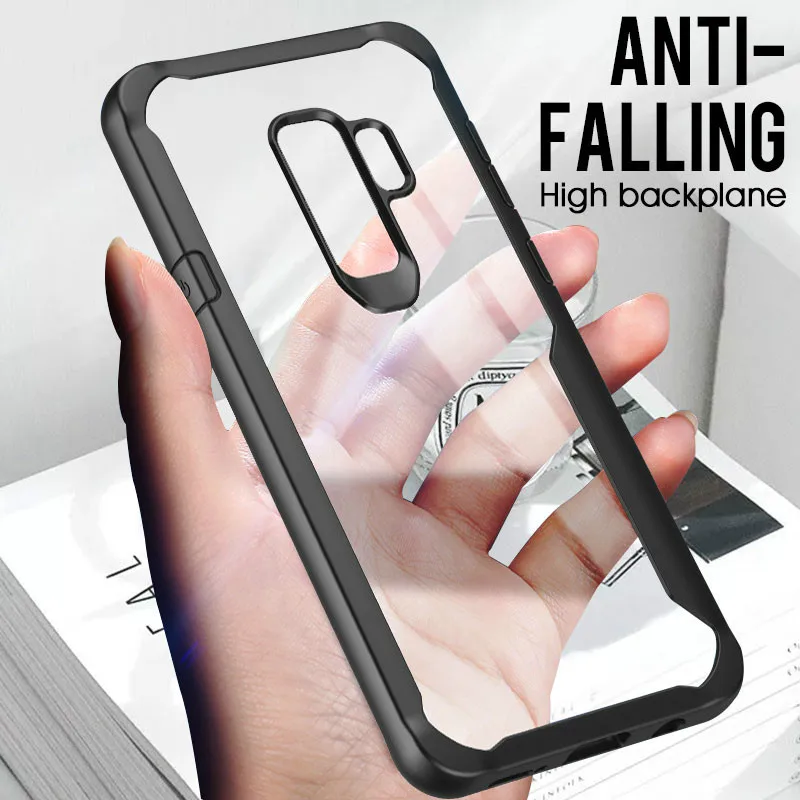 

Transparent Silicon Phone Case On The For Samsung Galaxy S8 S9 Plus Note 8 Shockproof TPU Cover Case For Samsung S9 S8 Shell Bag