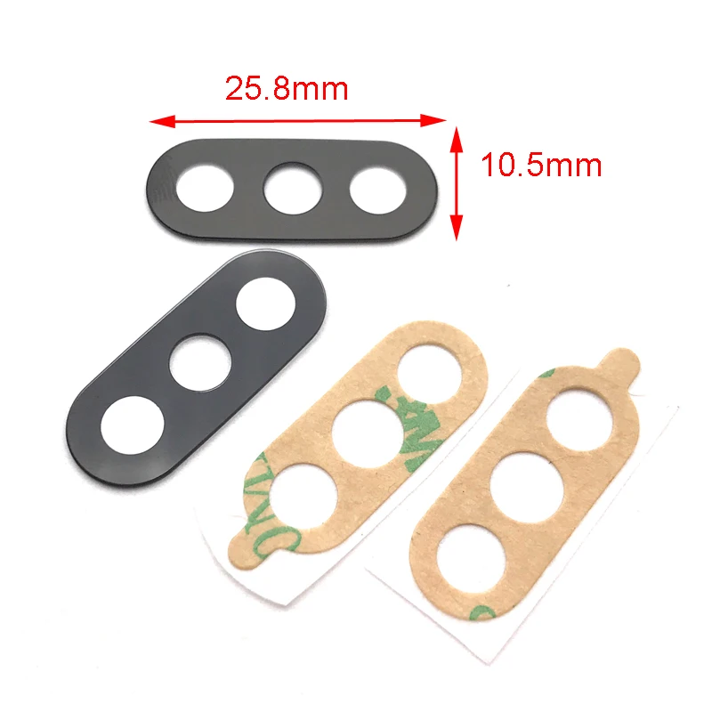 

10 Pcs/Lot New Rear Back Camera Glass Lens Cover For Xiaomi 6X Mi 6X Mi A2 with Adhesive Sticker Replacement Parts