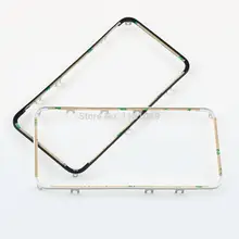10pcs/lot white/black Lcd & touch screen frame front bezel supporting bracket For iPhone 4S Glued with 3M adhesive sticker