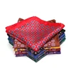 Men's Brand Handkerchief Vintage Geometric Pocket Square Soft Hankies Wedding Party Business Silk Colorful Chest Towel Gift Navy ► Photo 2/6