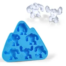 Новинка Снежный Монстр Силиконовый Лоток Для Льда конфитюр шоколад силиконовые формы бар вечерние напитки лоток для льда виски со льдом производитель кубиков