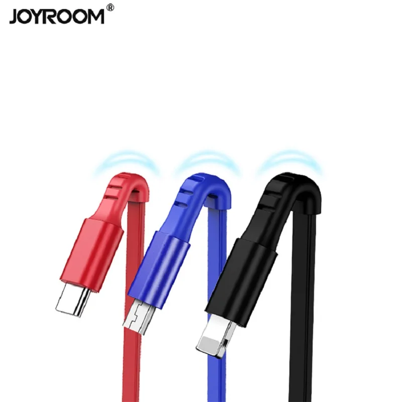 DASENLON STORE Joyroom 3 в 1 Выдвижной usb кабель для быстрой зарядки с Lightning Micro и type c всех
