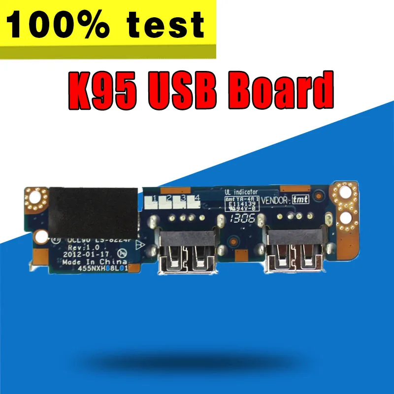 USB плата IO для For Asus K95V K95VB K95VJ K95VM A95V A95VB A95VJ A95VM R900V | Компьютеры и офис