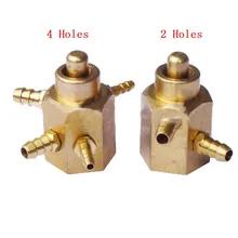 Dental foot switch valve Four holes / two holes Round foot switch spool Foot switch valve Foot control valve