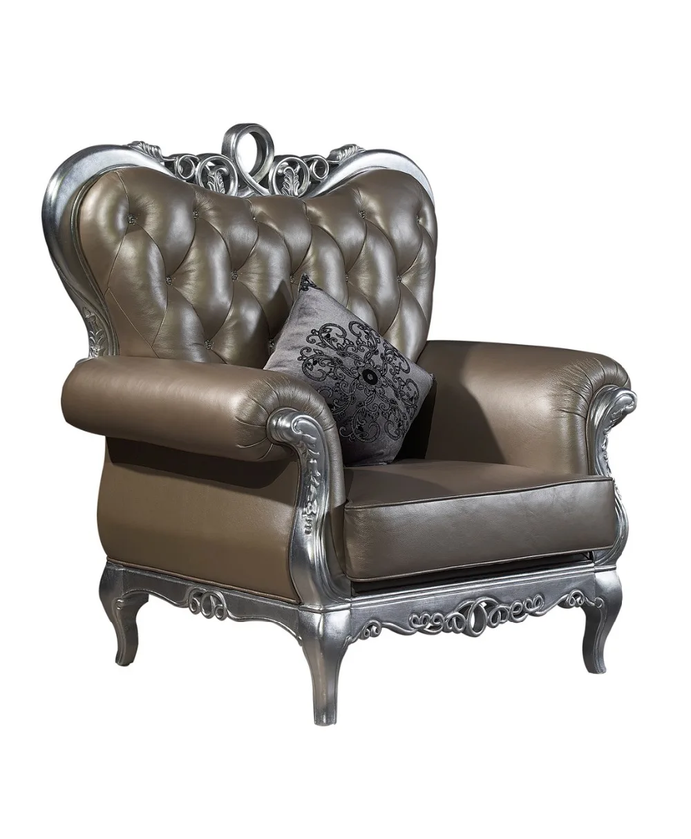 Online kopen wholesale chesterfield lederen stoel uit china ...