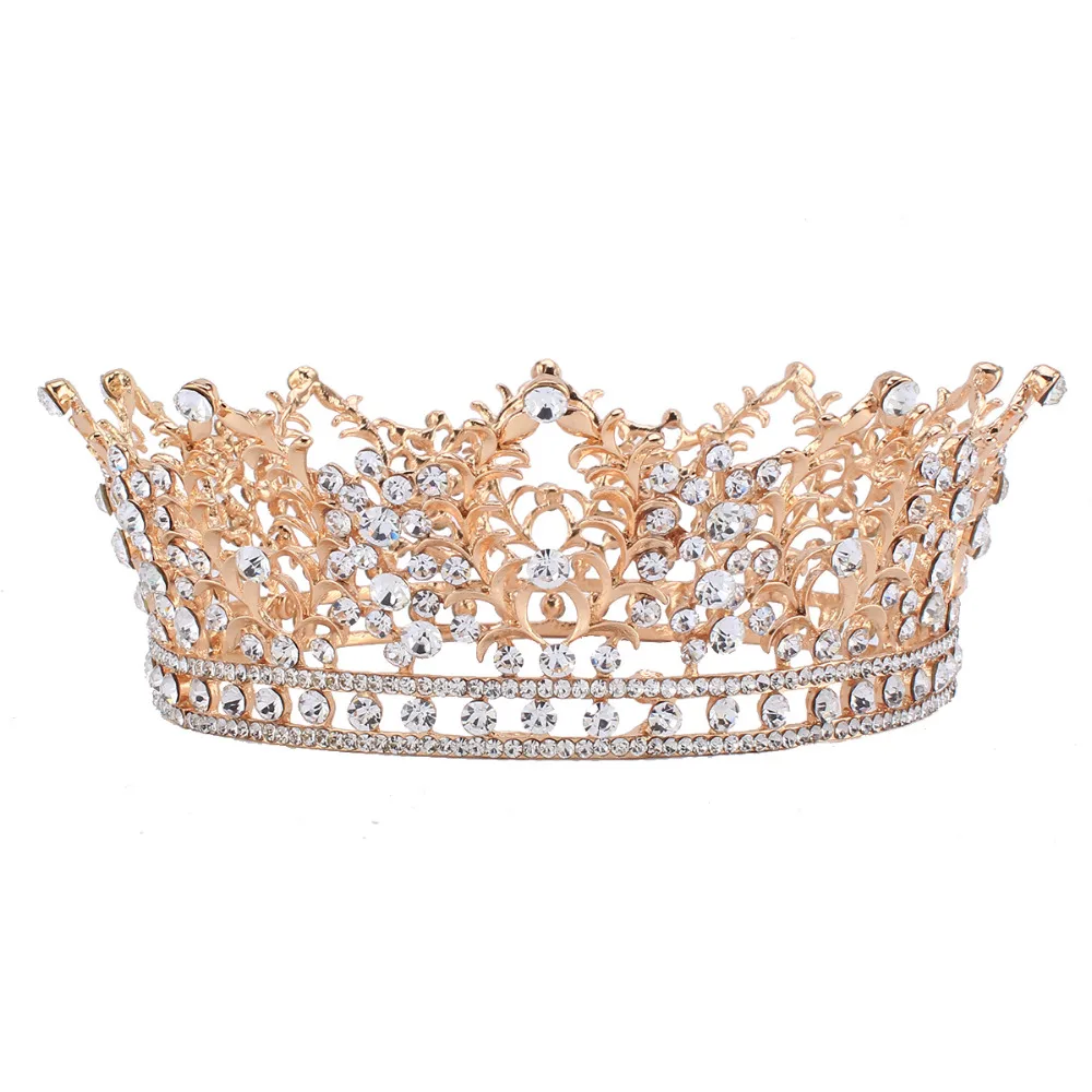 Buy Crystal Tiaras Crowns Hair Jewelry Rhinestone