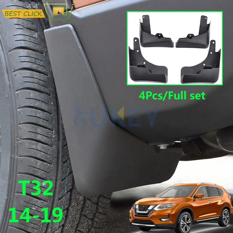 Набор литых автомобильных брызговиков для Nissan X Trail Rouge T32 2014 2019 Xtrail Брызговики