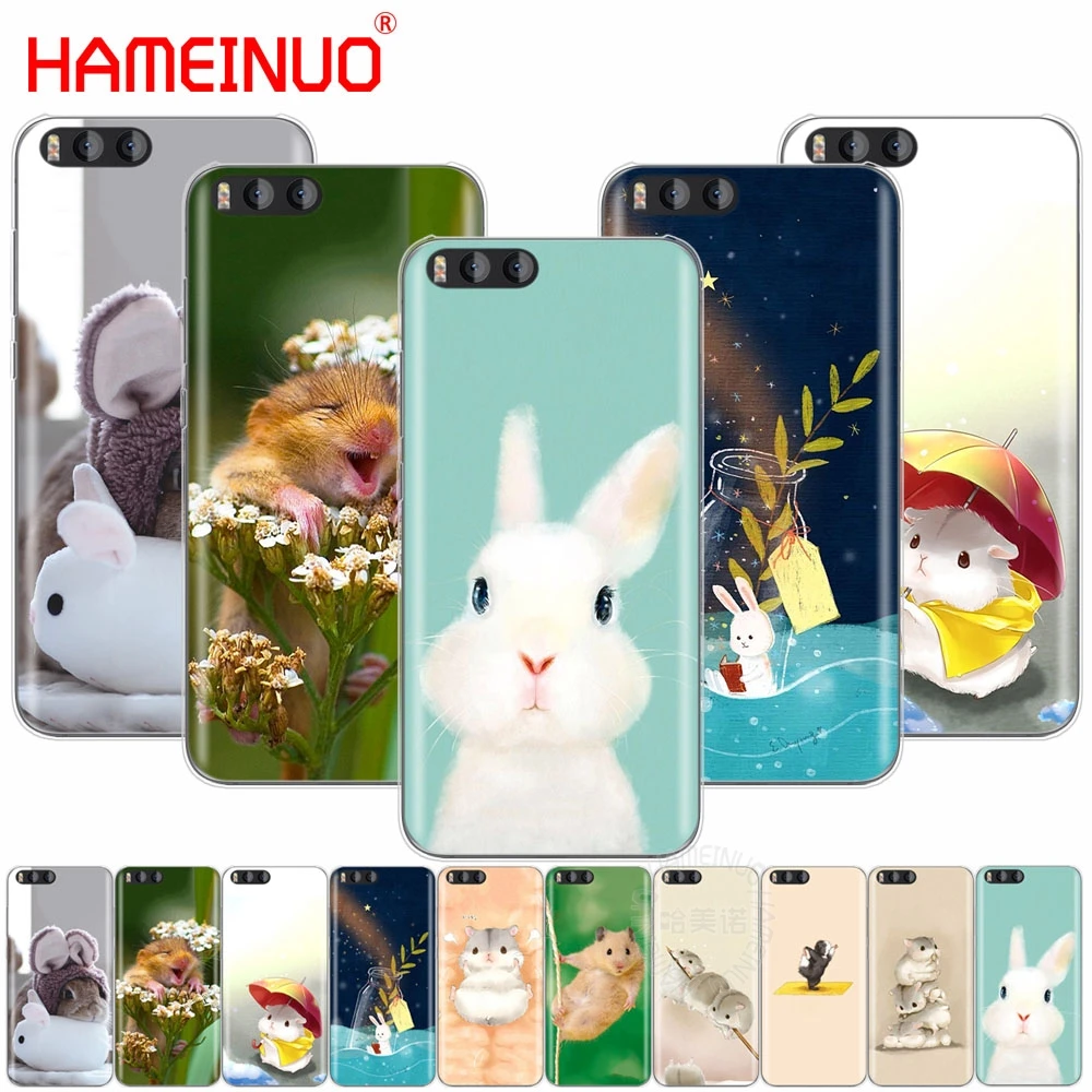 HAMEINUO чехол с изображением кролика мыши хомяка для Xiaomi Mi 3 4 5 детской модели 5C 5X 6 Mi3