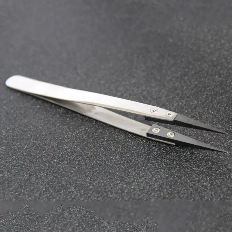 

Electronics Cigarette Assembly Tools Heat Resistant Tweezer Type Ceramic Tweezers Rebuild Tool Heat Resistant Ceramic Tweezers