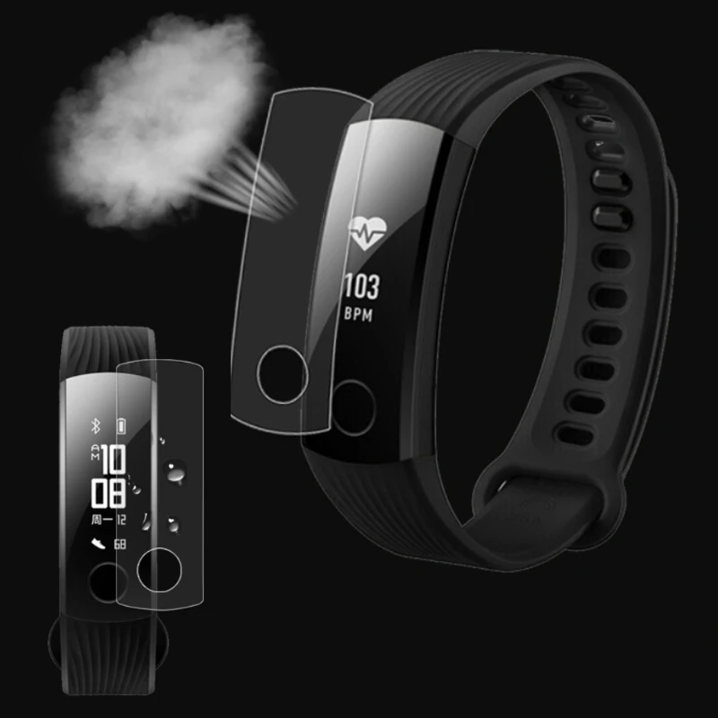 Ультратонкий защитный экран JAVRICK из ТПУ для смарт часов Huawei Honor Band 3 Youth|Ремешки