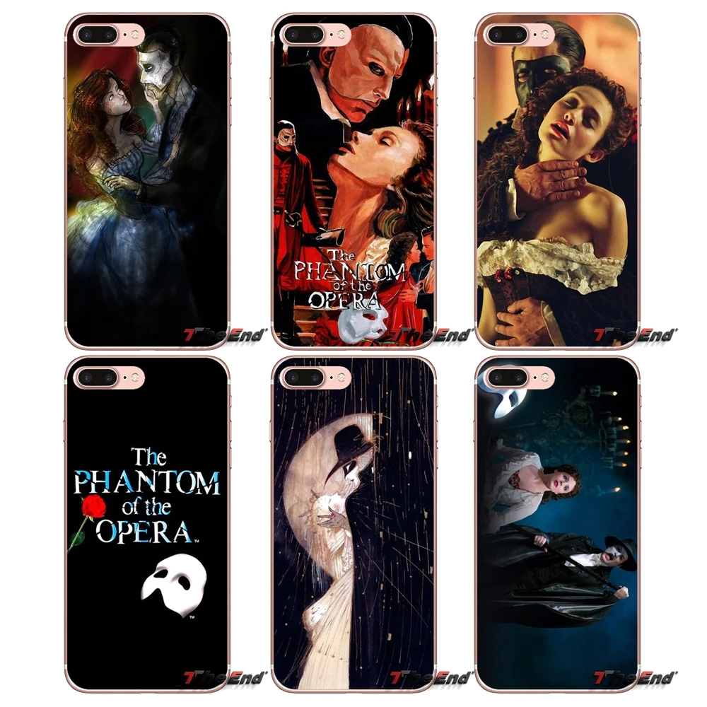 Для Samsung Galaxy S3 S4 S5 MINI S6 S7 edge S8 Plus Note 2 3 4 5 Grand Core Prime Phantom of the Opera Love Mask французский чехол