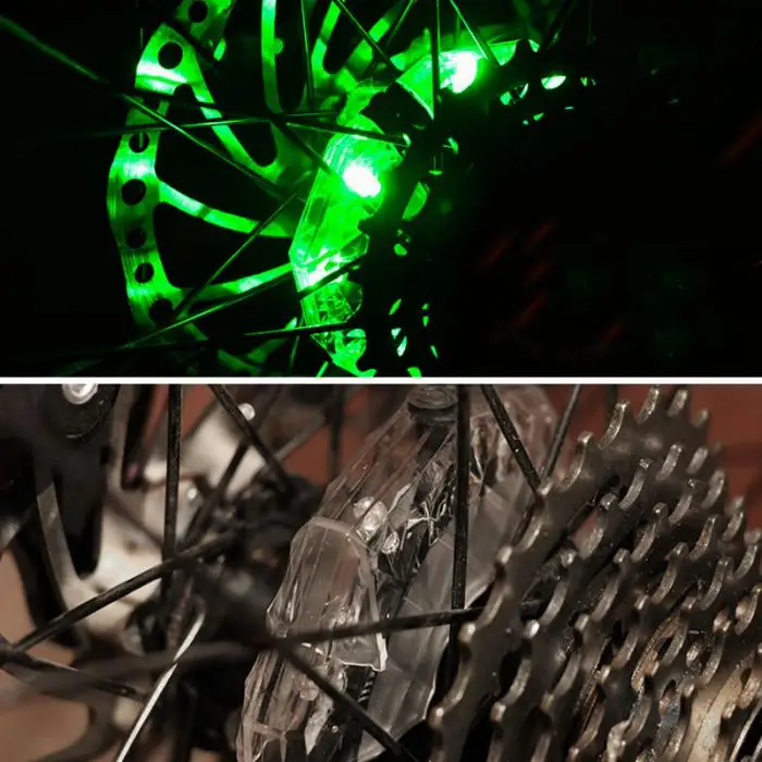 1/2 шт перезаряжаемый светодиодный RGB красочный велосипедный светильник ступицы колеса водонепроницаемый велосипедный спиц светильник s для Предупреждение Декор DAG