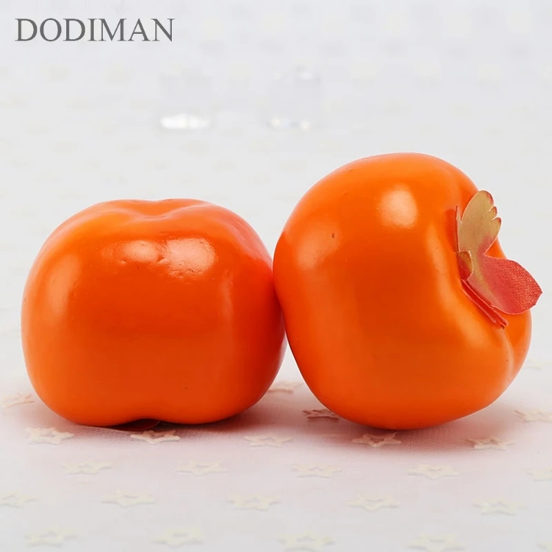 

Simulation fruit model foam persimmon photography props home Christmas Decor Accessories window display furnishings