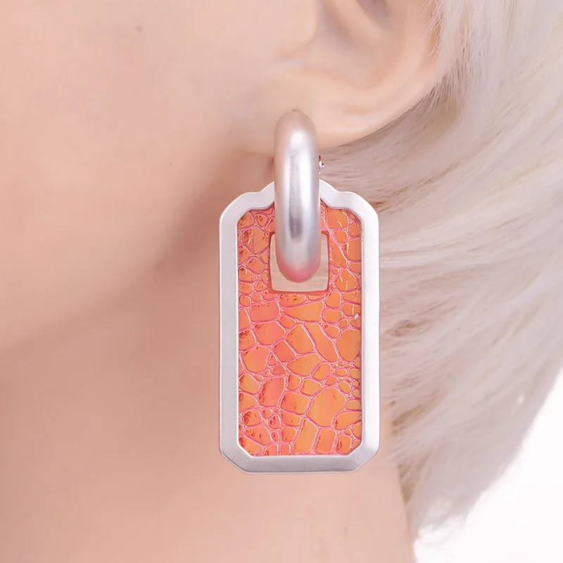 Sehuoran серьги Aretes Pendientes кожа матч коврик Щепка & Gold Orecchini большие Модные украшения