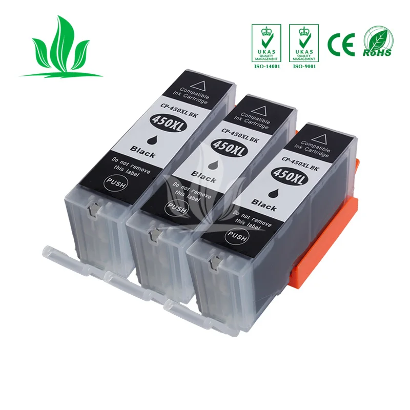 

3BK 450XL Compatible Ink Cartridge for canon PIXMA MG5440 MG5540 MG5640 MG6440 Ip7240 MX924 IX6540 IX6840 Printer