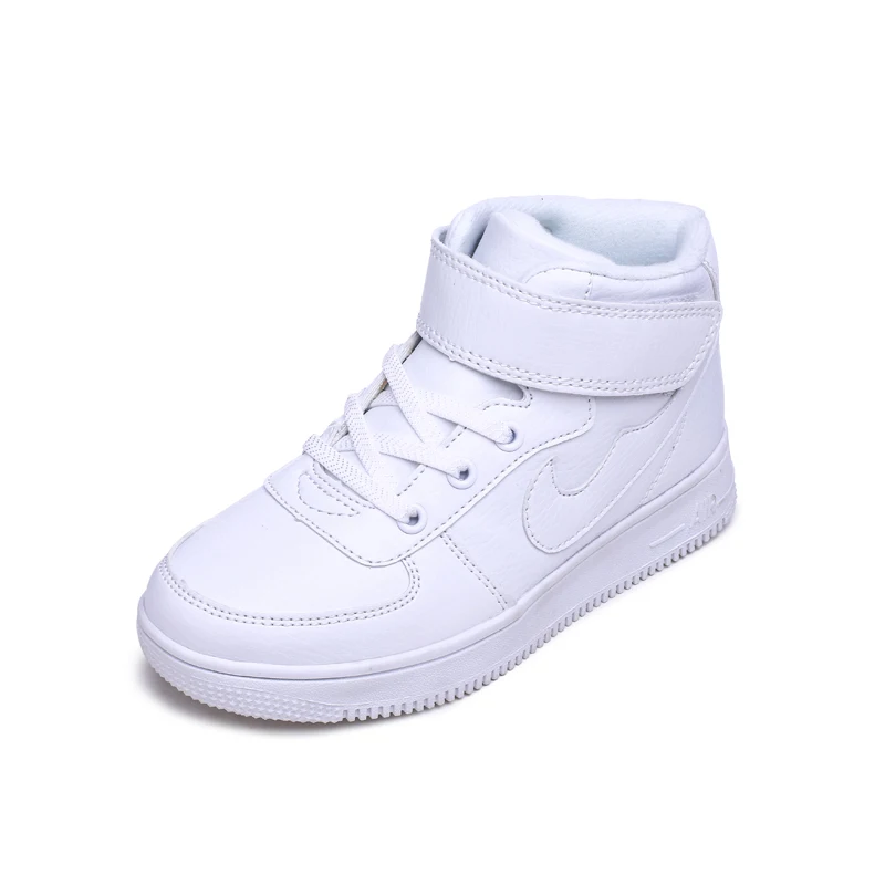 

Casual Kids Sneake Boys girls Shoes high top Shoes Soft Children Casual Shoes Safety Shoes Fashion White Color