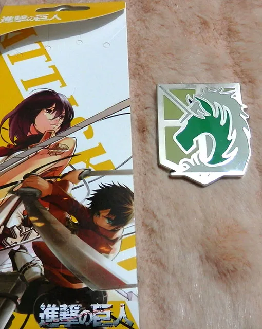 Аниме атака на Титанов винтажный значок Косплей Shingeki no Kyojin SNK брошь Скаутинг
